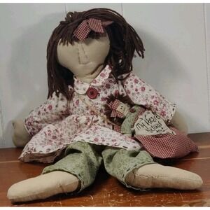 Boyds The Head Bean Collection Best Dressed‎ Series Suzie Rag Doll w Tags